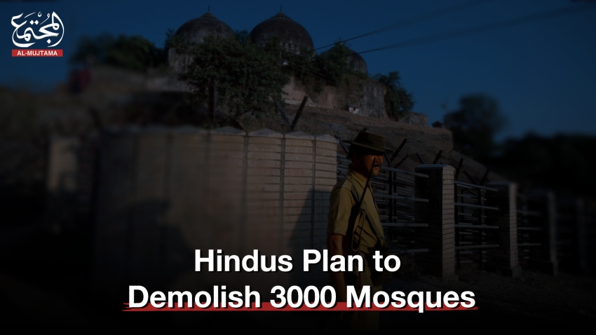 Hindus Plan to Demolish 3000 Mosques