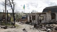 Ukrainian village Moschun &#039;forgotten&#039; after days of death, destruction