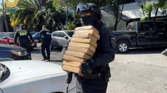 Mexico seizes 1.6 tonnes of cocaine in capital