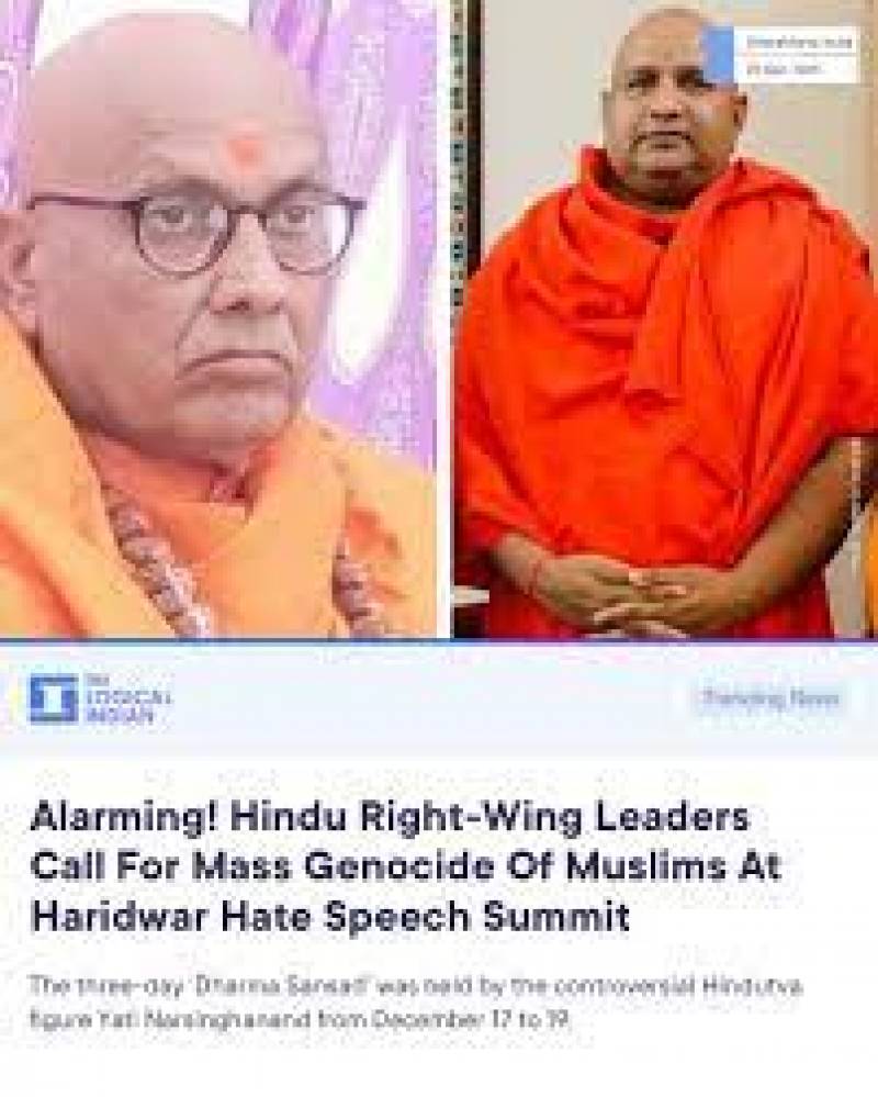 India monks call for 'Muslim genocide' in hate speech summit
