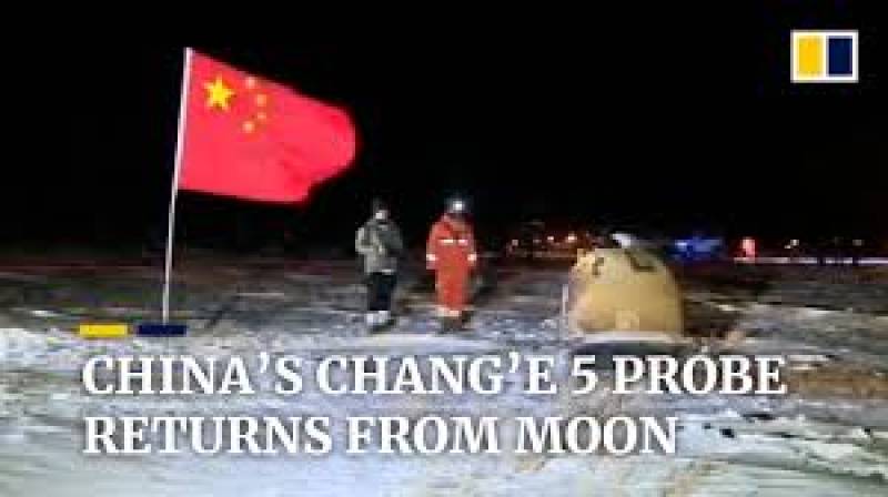 China&#039;s Chang&#039;e-5 mission returns Moon samples